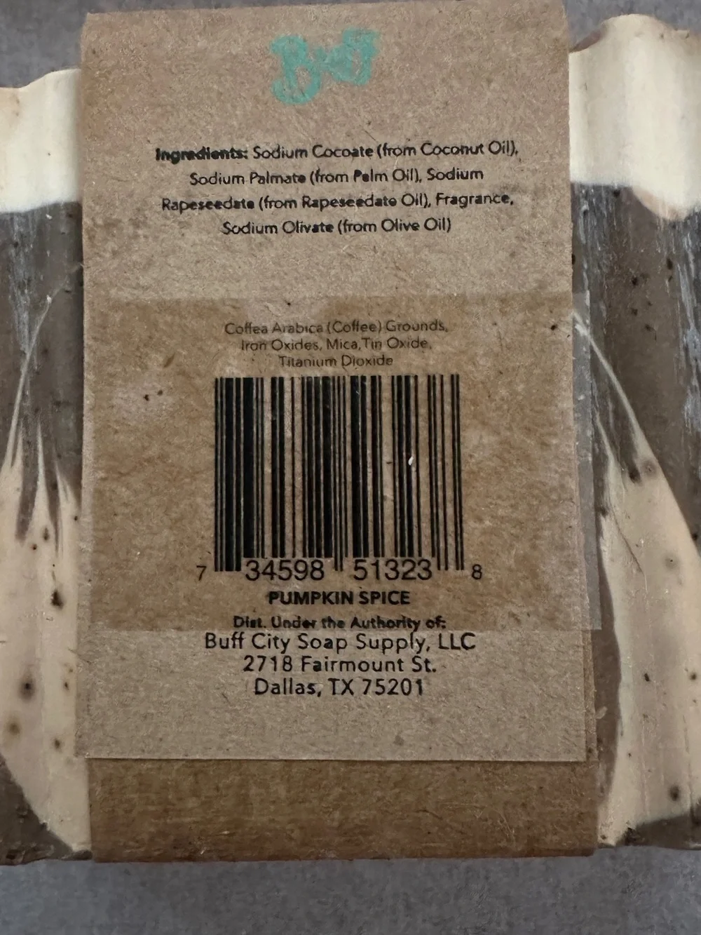 BUFF CITY SOAP CO Handmade soap 5 full bars unused